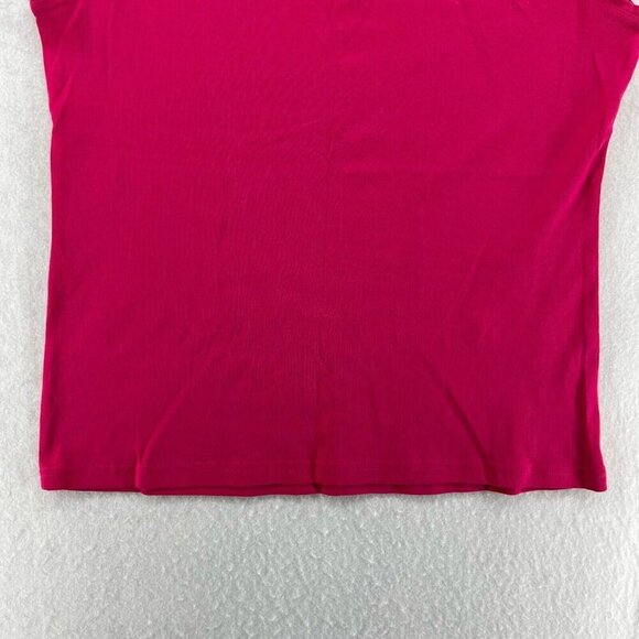 Karen Scott Tank Top Womens PL Red Knitted Stretch Boat Neck Pullover Sleeveless - Picture 8 of 10